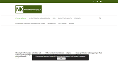 Desktop Screenshot of nadzorkorporacyjny.pl